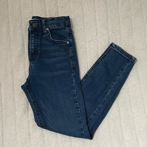 Topshop Moto Jamie High-Rise Jeans Size 24P/00P